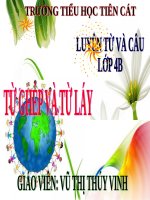 Tuần 4. Từ ghép và từ láy