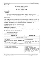 Giáo án soạn theo phát triển năng lực lớp 2 mẫu tuan 12