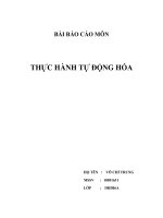 bài báo cáo môn thực hành tự động hóa 