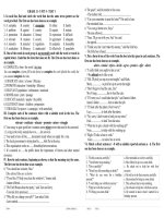 BT AV 11 - UNIT 5 - Test 01