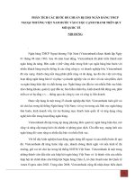 Phân tích các bước để chuẩn bị cho ngân hàng TMCP ngoại thương việt nam bước vào cuộc cạnh tranh trên quy mô quốc tế 