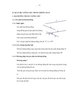 Xây dựng hệ thống bài tập hình học không gian theo các cập độ nhận thức cho học sinh THPT  khoá luận tốt nghiệp 