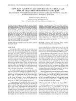 Chẩn đoán mạch từ và các cuộn dây của máy biến áp lực bằng kỹ thuật phân tích đáp ứng tần số quét 