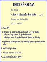 Bài 14. Bảo vệ tài nguyên thiên nhiên