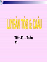Tuần 20-21. MRVT: Công dân