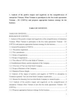 Phân tích những tác động tích cực và tiêu cực đến khả năng cạnh tranh của doanh nghiệp việt nam khi việt nam tham gia hiệp định thương mại tự do  ENg 