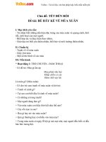 giao an mam non de tai be ke ve mua xuan