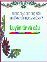 Tuần 4. Luyện tập về từ trái nghĩa