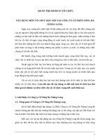 XÂY DỰNG một tổ CHỨC học hỏi tại CÔNG TY cổ PHẦN SÔNG đà THĂNG LONG 