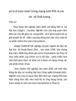 xử lý ở trạm rover trong mạng lưới RTK và các chỉ số chất lượng 