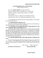 Mẫu kiểm điểm đảng viên nơi cư trú