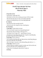 giao an mam non chu de bo hoa tang co