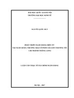 Phát triển ngân hàng điện tử tại Ngân hàng thương mại cổ phần Sài Gòn Thương Tín – Chi nhánh Thăng Long