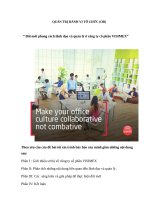 Đổi mới phong cách lãnh đạo và quản lý ở công ty cổ phần VISIMEX 