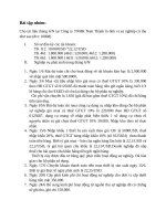 Cho tài liệu tháng 6n tại công ty TNHH nam thành là đơn vị sự nghiệp có thu như sau (đvt 1000đ) 