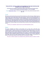 Tổng hợp phức lantan glutamat và thử nghiệm hoạt tính sinh học đến sự sinh trưởng và phát triển cây dưa leo 