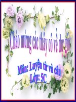 Tuần 4. Luyện tập về từ trái nghĩa