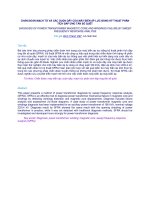 Chẩn đoán mạch từ và các cuộn dây của máy biến áp lực bằng kỹ thuật phân tích đáp ứng tần số quét (TT) 