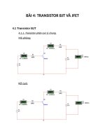 Bài 4 transistor (điện tử cơ bản_ĐHCT)