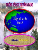 Tuần 4. Luyện tập về từ trái nghĩa