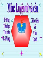Tuần 17. Ôn tập về câu