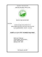 Đánh giá khả năng sinh sản và một số bệnh thường gặp ở đàn lợn nái nuôi tại trại bình minh   mỹ đức   hà nội 