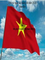 Bài 11. Em yêu Tổ quốc Việt Nam