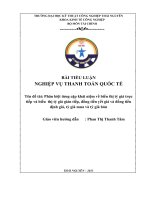 Phân biệt từng cặp khái niệm về biểu thị tỷ giá trực tiếp và biểu thị tỷ giá gián tiếp, đồng tiền yết giá và đồng tiền định giá, tỷ giá mua và tỷ giá bán 