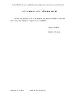 Thiết kế nhà máy sản xuất bia bằng phương pháp lên men cổ điển với năng suất 45 triệu lítnăm