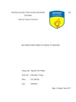 hệ thống túi khí ô tô SRS