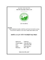 Một số bệnh sản khoa thường gặp ở lợn nái nuôi tại trại Nguyễn Đức Binh Ba Vì  Hà Nội và biện pháp phòng trị.