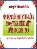 Tuần 35. Ôn tập Cuối Học kì II