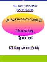 Tuần 33. Sang năm con lên bảy