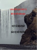 Bài 68. Một số biện pháp bảo vệ môi trường