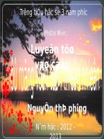 Tuần 25. Cửa sông