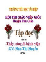 Tuần 16. Thầy cúng đi bệnh viện