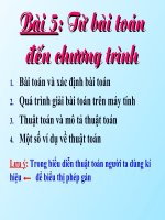 Tu bai toan den chuong trinh tiet cuối