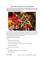 cach to chuc trung thu cho thieu nhi