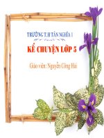 Tuần 21. Kể chuyện được chứng kiến hoặc tham gia (bảo vệ công trình công cộng, di tích lịch sử - văn hóa, chấp hành luật giao thông đường bộ;)