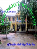 Tuần 12. Kể chuyện đã nghe, đã đọc (có nội dung bảo vệ môi trường)