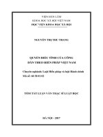 Quyền biểu tình của công dân theo hiến pháp Việt Nam (tt)