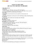 giao an mam non cau chuyen doi dep