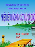 Tuần 33. Sang năm con lên bảy