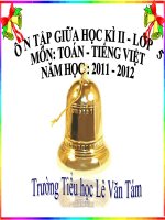 Tuần 28. Ôn tập Giữa Học kì II