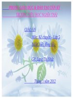 Tuần 19. Chiếc đồng hồ