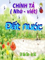 Tuần 29. Nhớ-viết: Đất nước