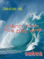 Tuần 13. Nghe-viết: Hành trình của bầy ong