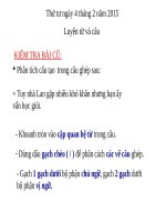 Tuần 35. Ôn tập Cuối Học kì II