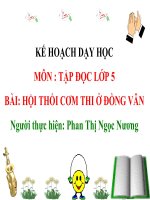 Tuần 26. Hội thổi cơm thi ở Đồng Vân