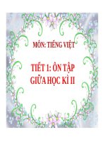 Tuần 28. Ôn tập Giữa Học kì II